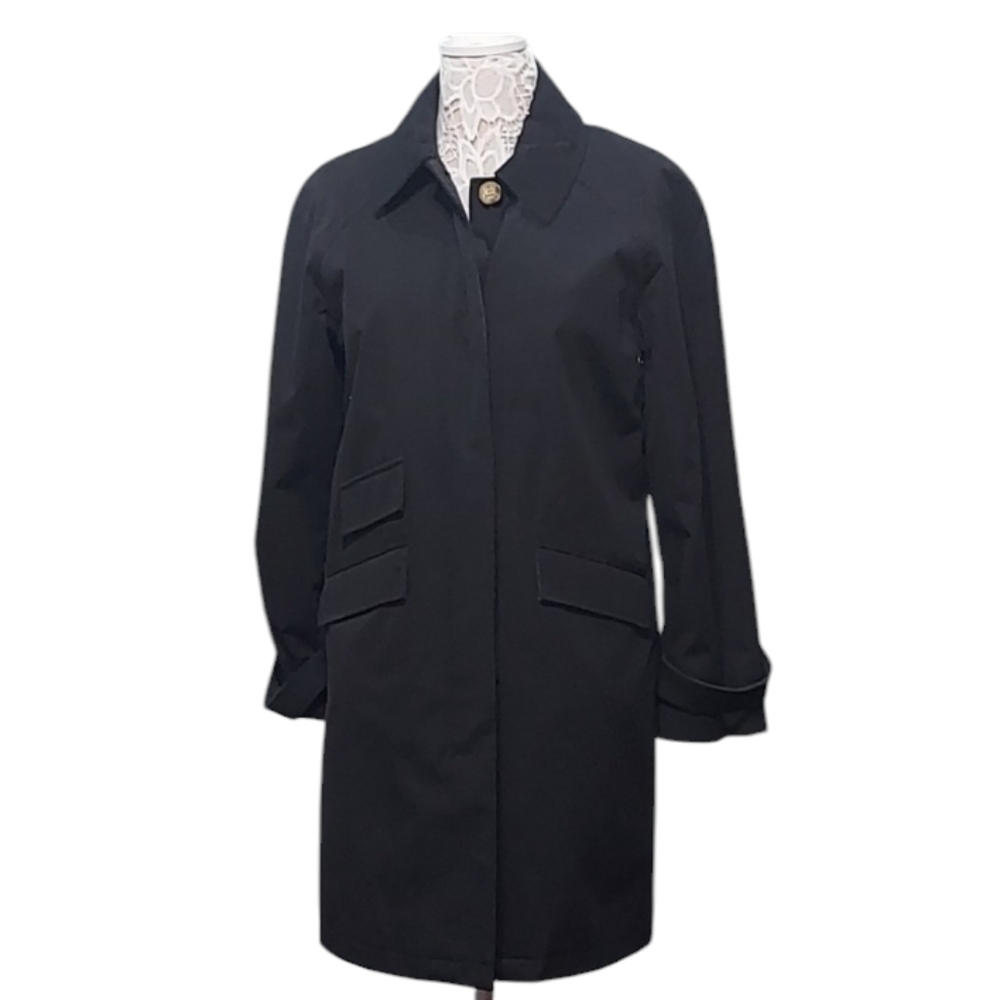 Michael Michael kors black lined Long jacket size S